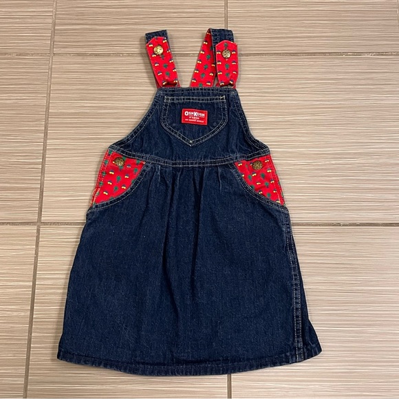 OshKosh B'Gosh Denim Overall Dress vintage retro 1980s 80s - Picture 7 of 11